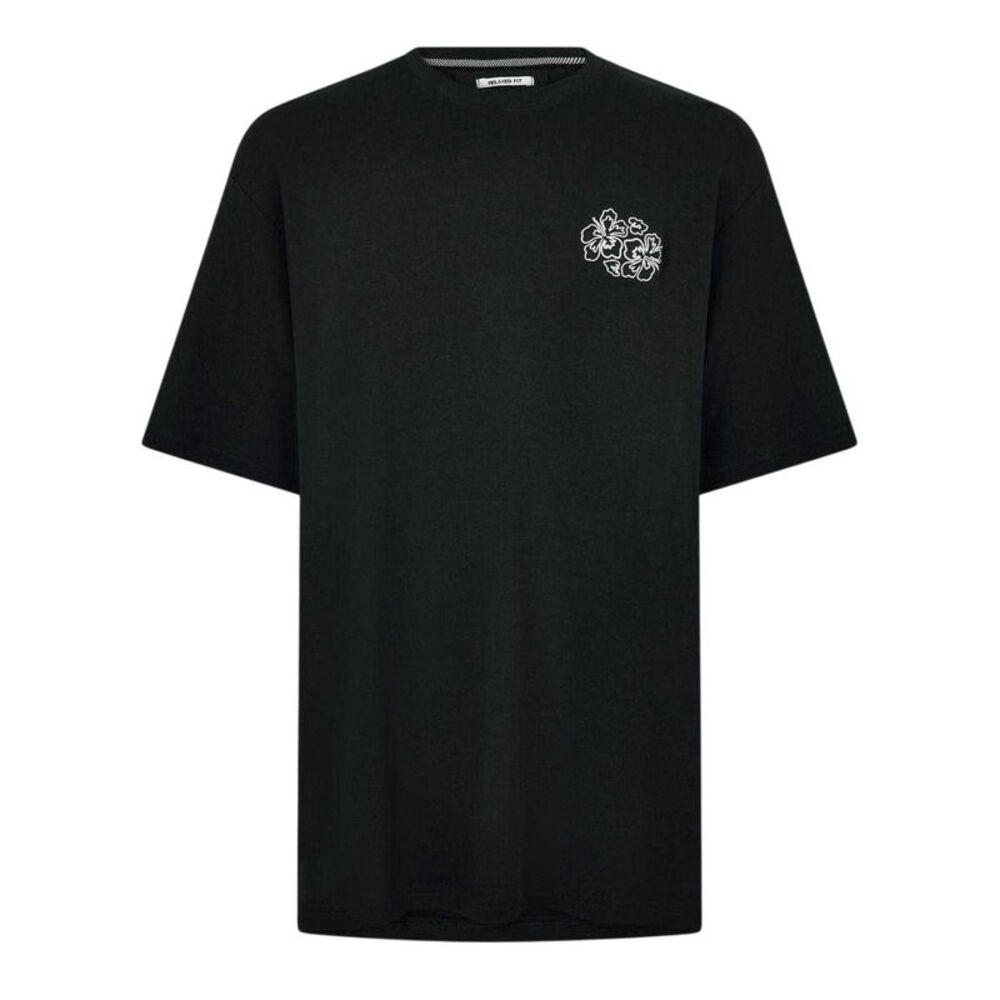Threadbare Mens Carna T-Shirt / Black